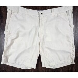 Rail Riders LOA Mens Light Beige Hemp Blend Shorts Size 42‎